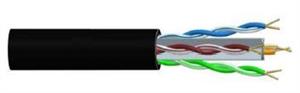 Cat6-Shielded-Cable-4pr-Jel-filled-PE-305m-Black-(35399)