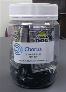 Chorus-Screw--Clip-Kit-(100pc)-(34422)