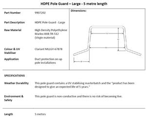 (DD)-HDPE-Pole-Guard---Large---5-metre-Length-(MOQ=10)-(35112)