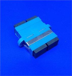 CZ9337-000-(F)-Adapter-SM-SC-Duplex-Ceramic-BLUE---Flanged-(32208)