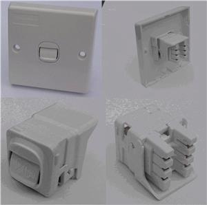 Telecom-NZ-67mm-Sq-2-Wire-Line-Jack-Modular-(33188)