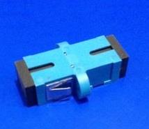 CZ1896-000-(F)-Adapter-SM-SC-Simplex-Ceramic-BLUE---Flanged-(33313)